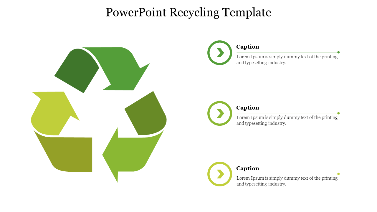 PowerPoint Recycling Template